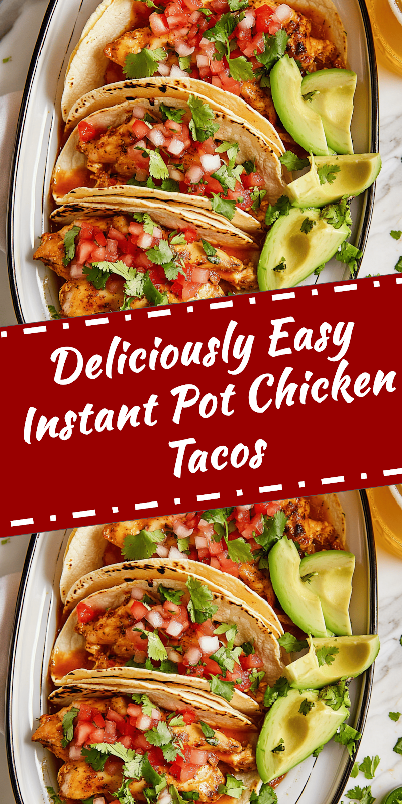 Easy Instant Pot Chicken Tacos Recipe