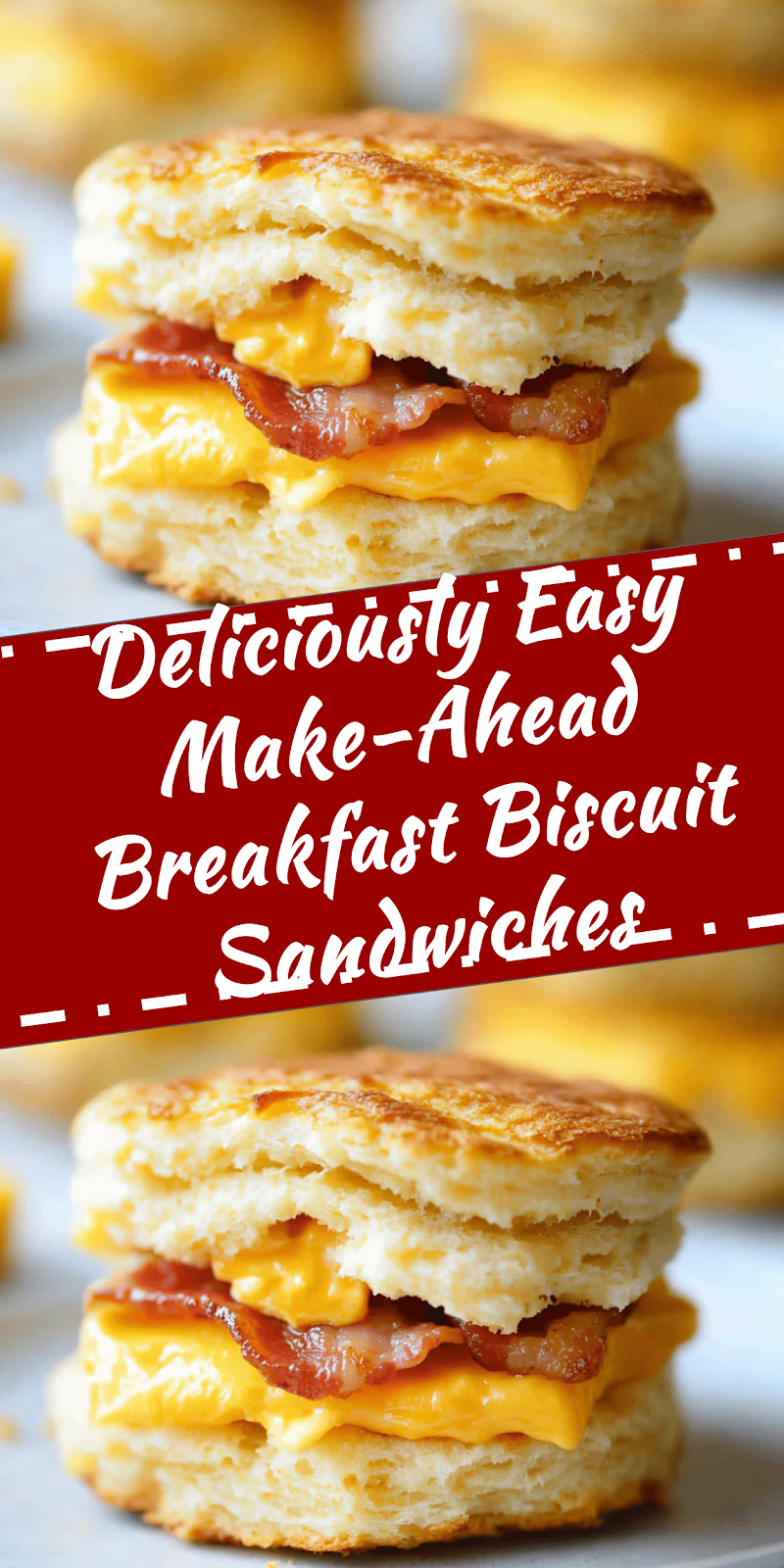 Make-Ahead Breakfast Biscuit Sandwiches Recipe