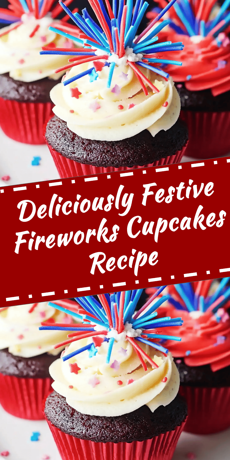 Fireworks Cupcakes Recipe for Celebrations