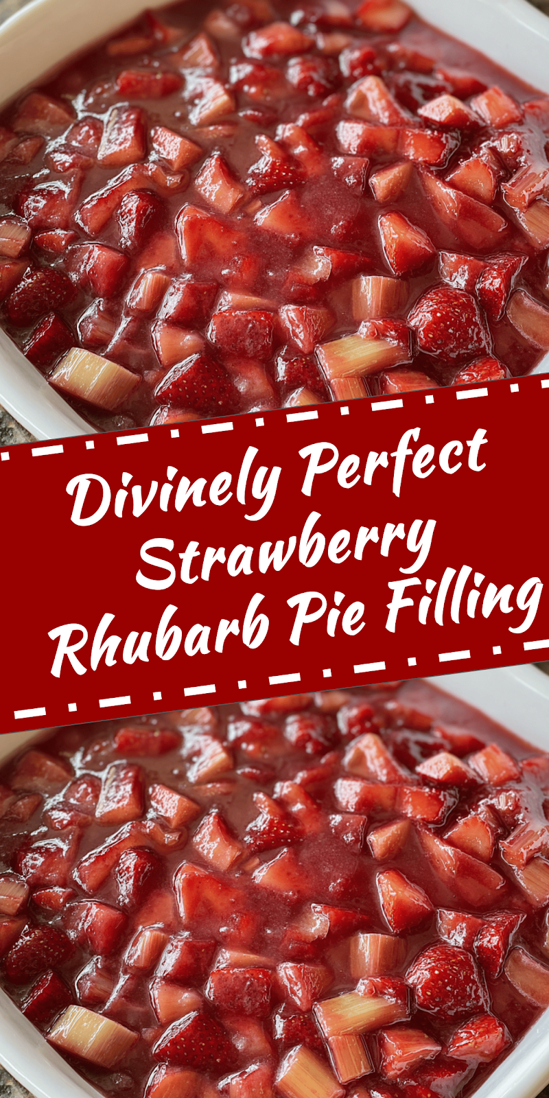 Perfect Strawberry Rhubarb Pie Filling Recipe