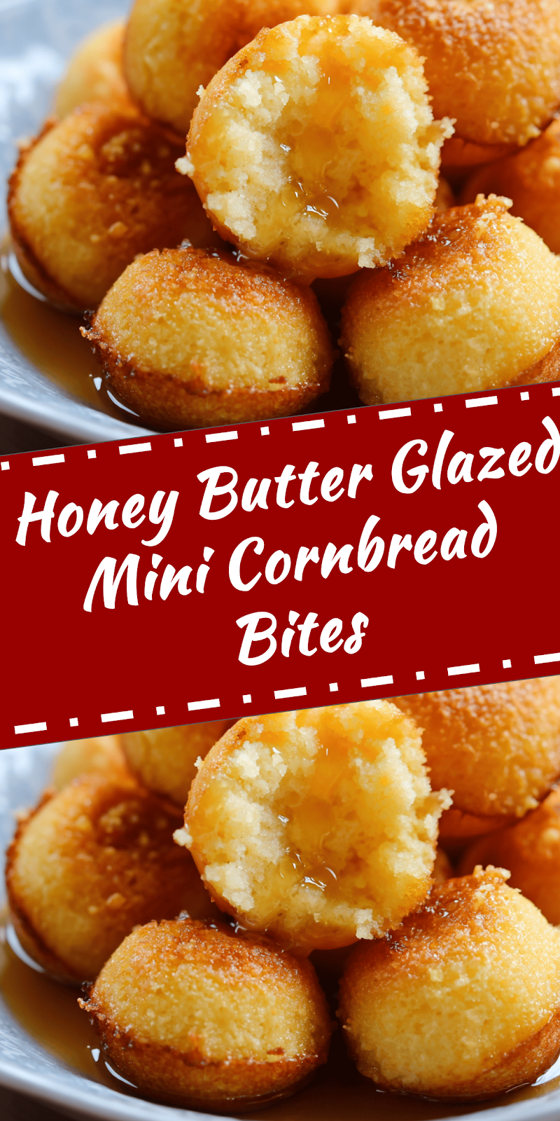 Honey Butter Mini Cornbread Bites