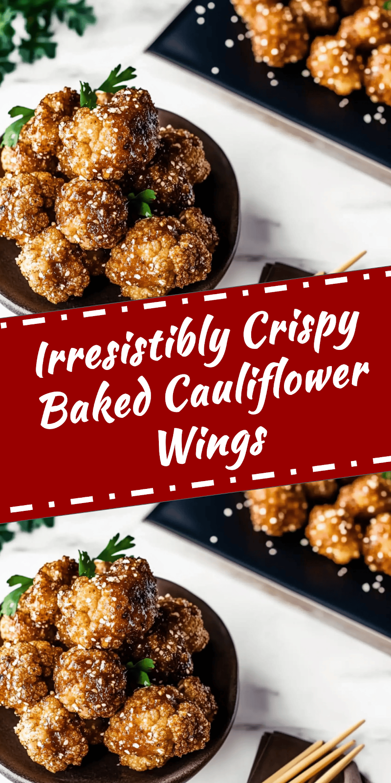 Crispy Baked Cauliflower Wings Recipe