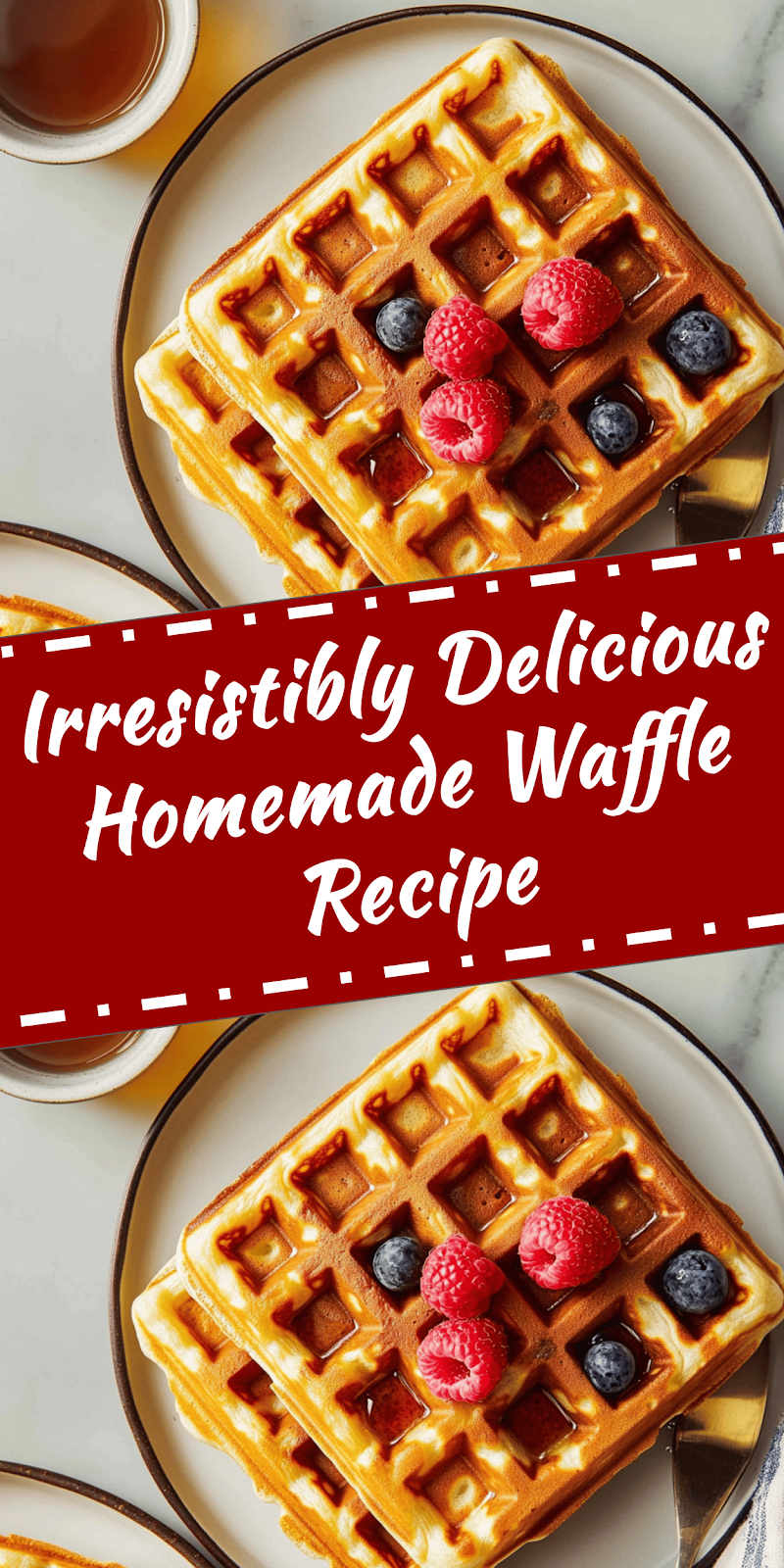 Delicious Homemade Waffle Recipe for Breakfast