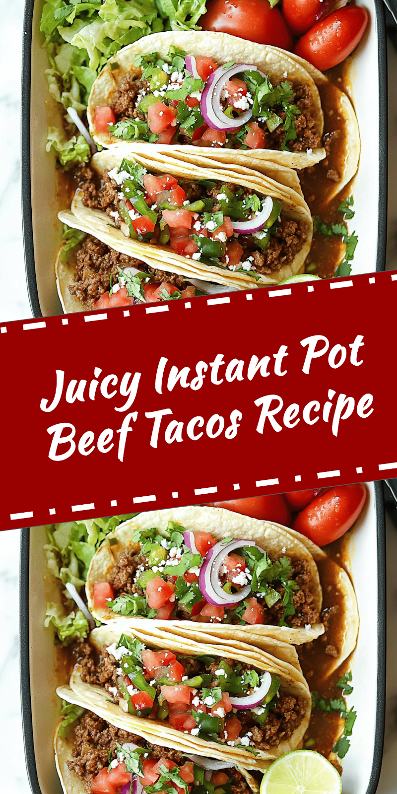 Instant Pot Ground Beef Tacos Recipe