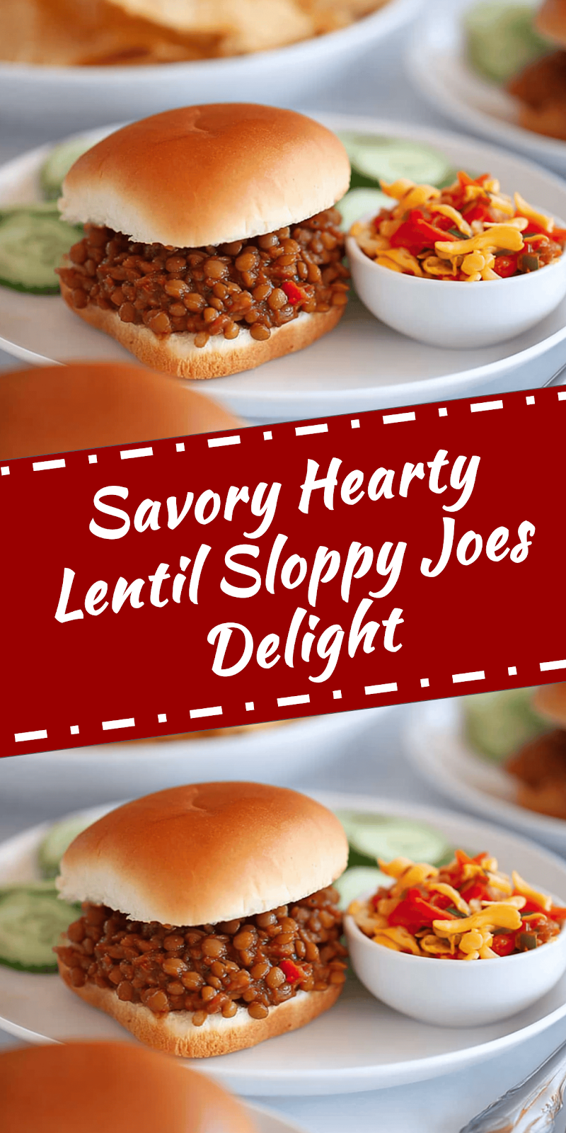 Hearty Lentil Sloppy Joes for Busy Nights
