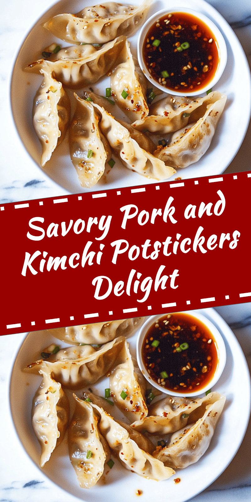 Pork and Kimchi Potstickers Recipe