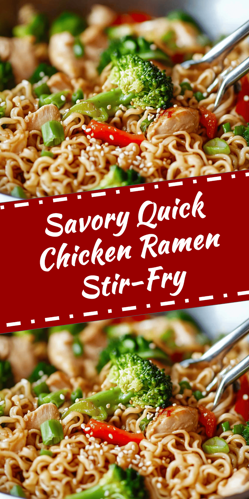 Quick Chicken Ramen Noodle Stir-Fry Recipe
