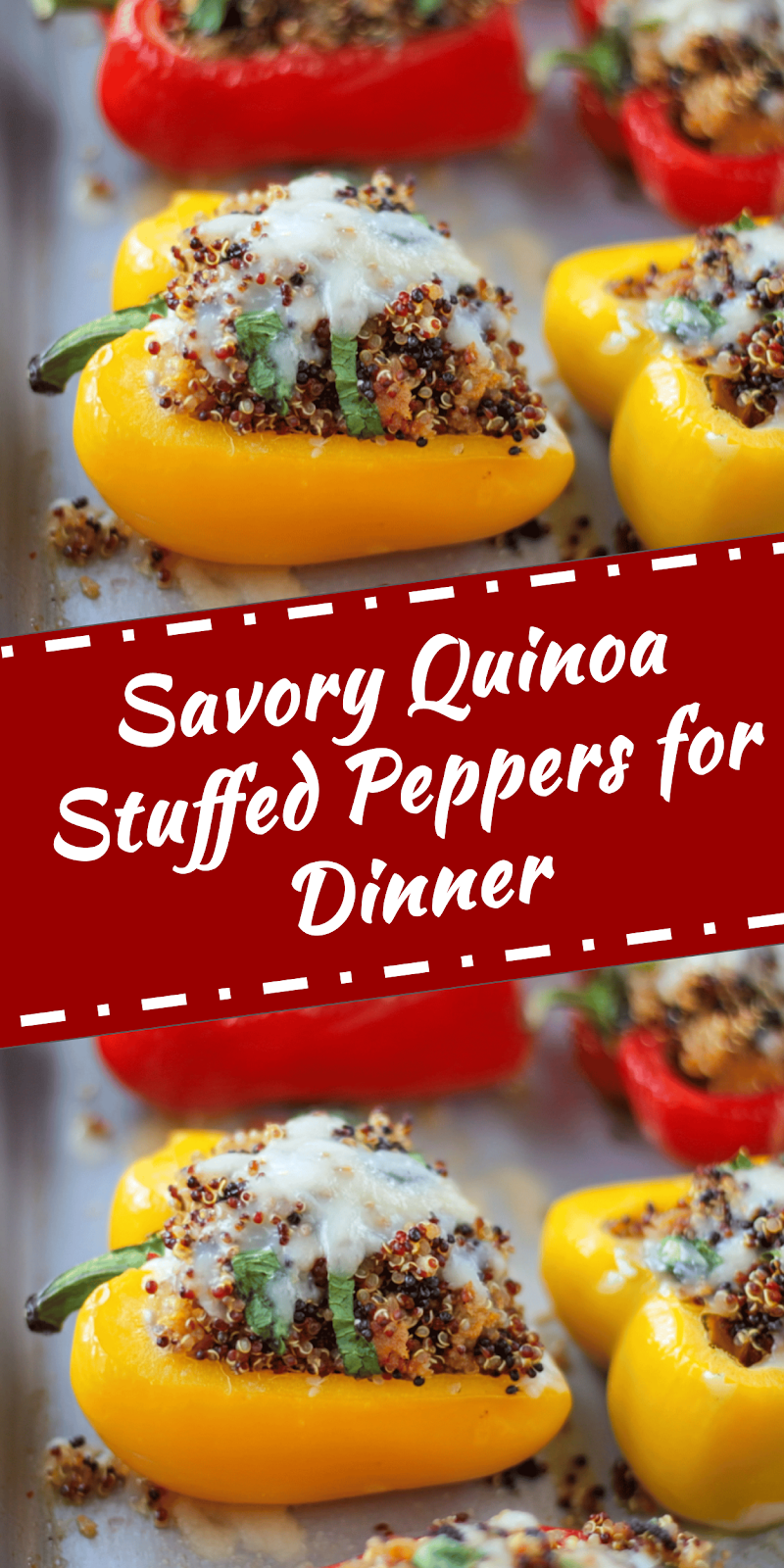 Quinoa Stuffed Peppers for Dinner