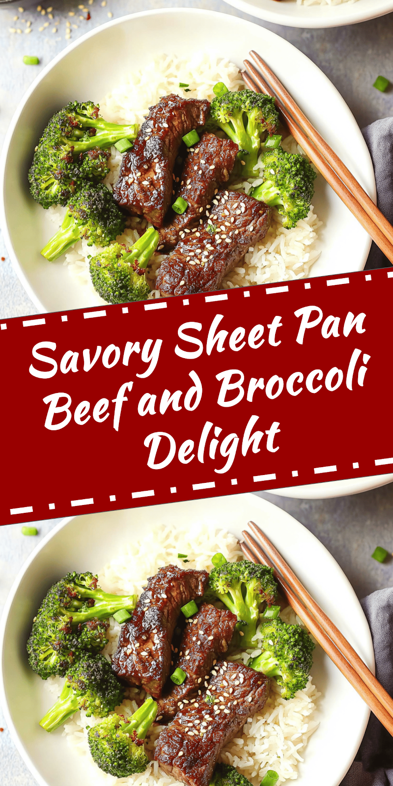 Sheet Pan Beef and Broccoli Recipe