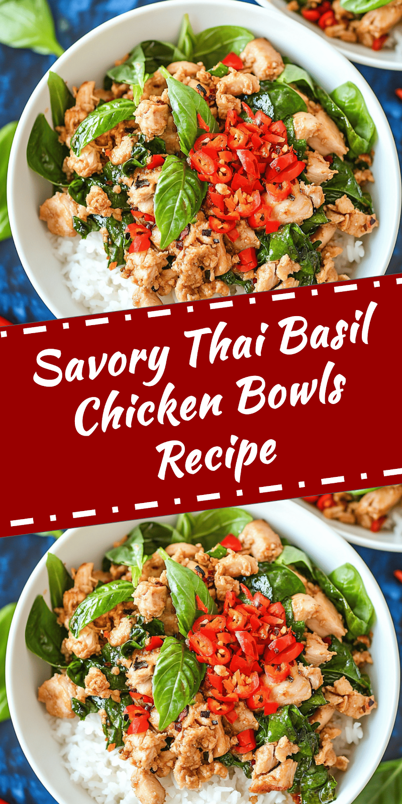 Thai Basil Chicken Bowls Recipe