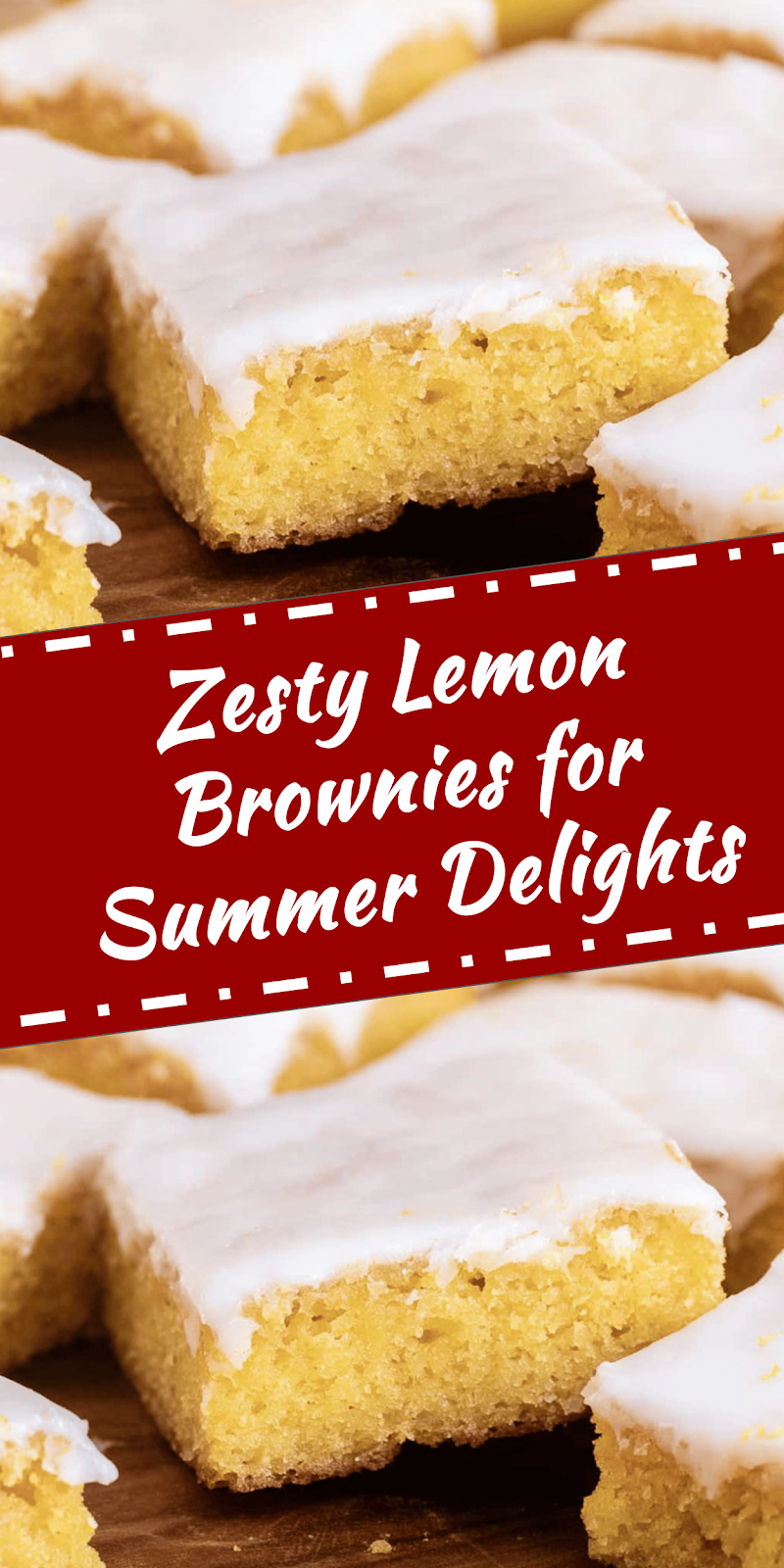 Zesty Lemon Brownies for Spring and Summer