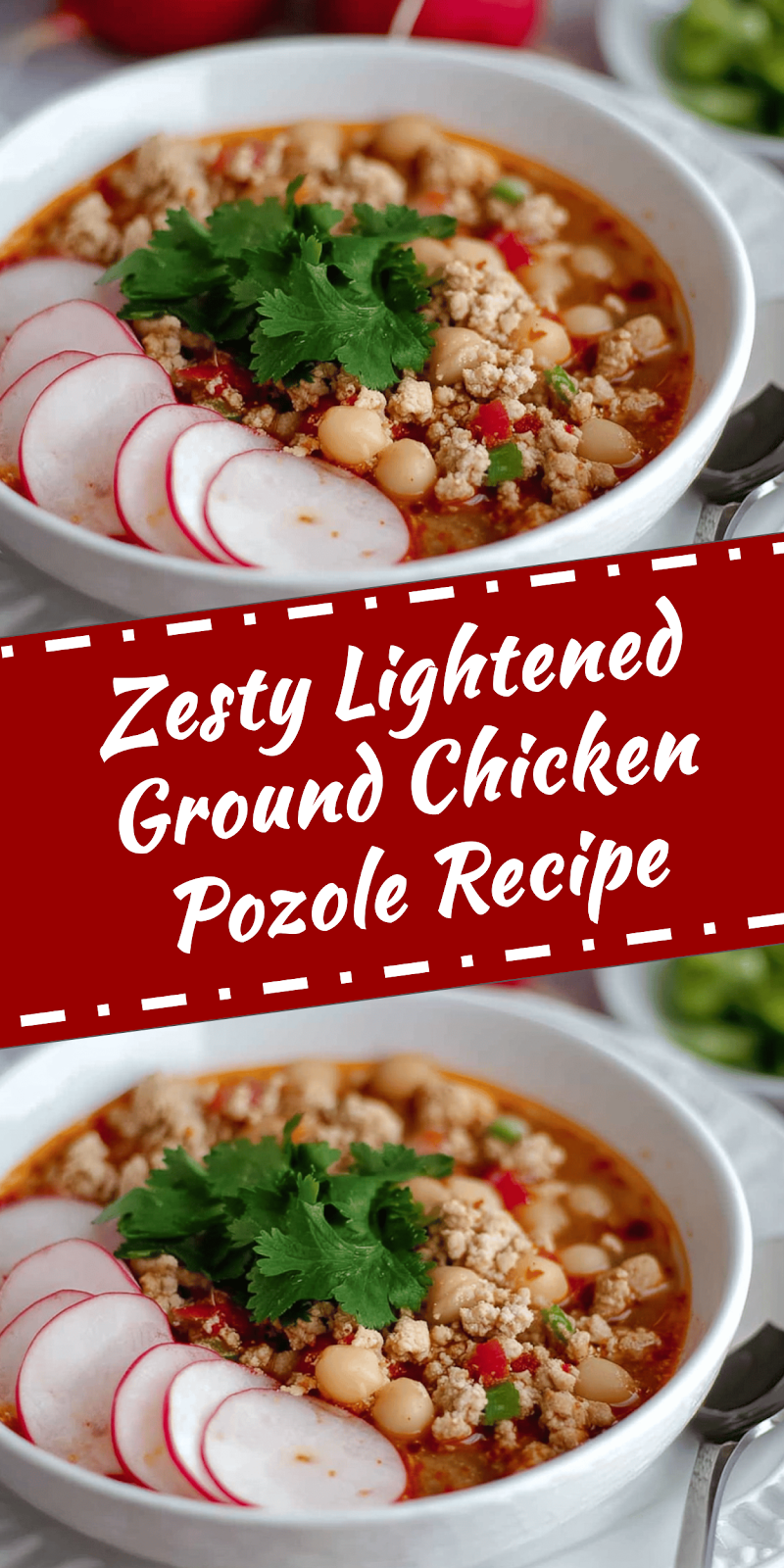 Lightened Ground Chicken Pozole Recipe