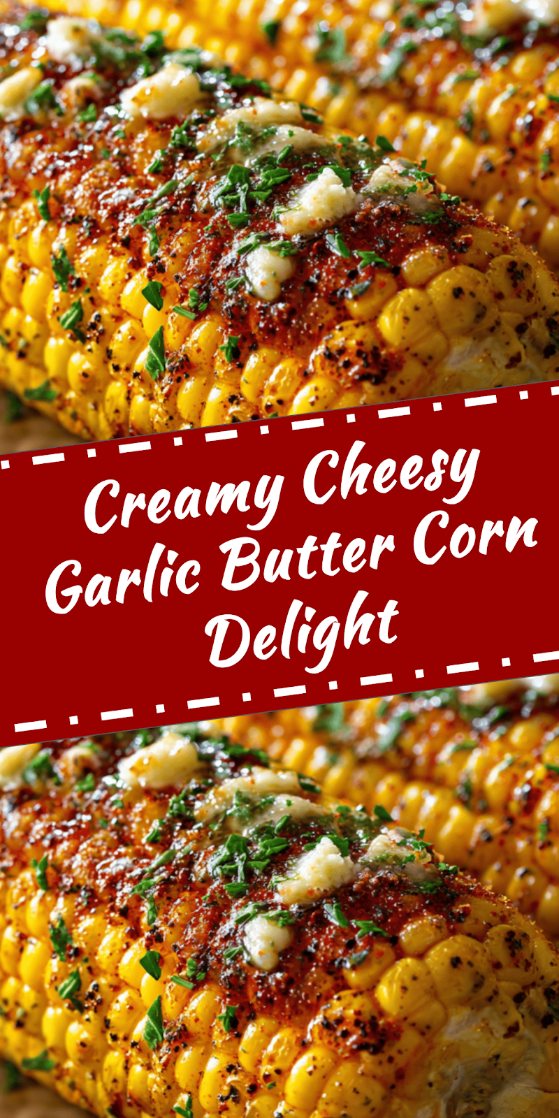 Cheesy Garlic Butter Corn on the Cob Delight