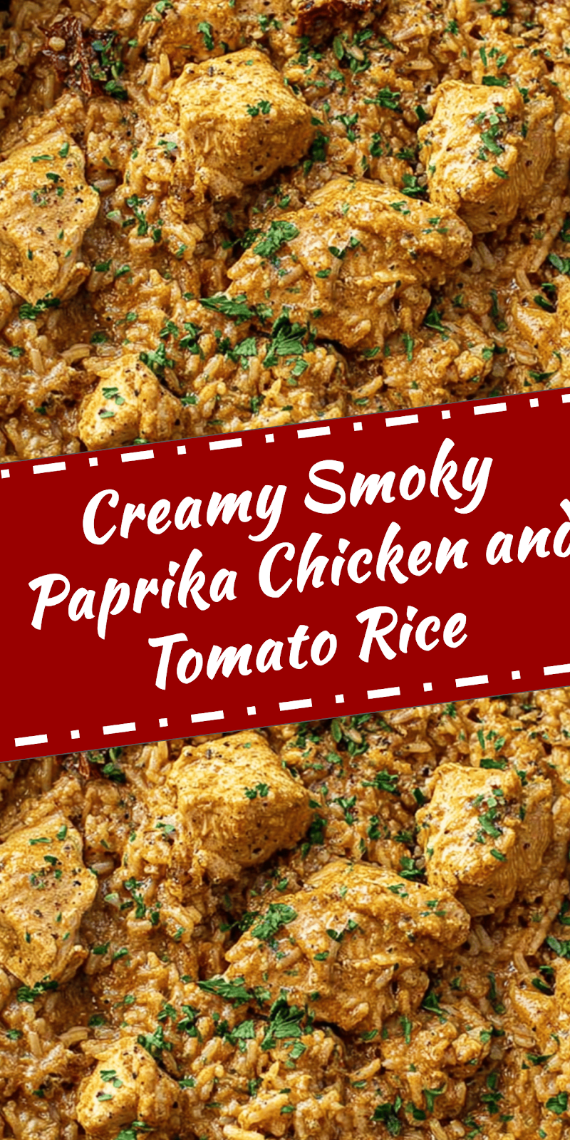 Creamy Paprika Chicken and Sun-Dried Tomato Rice