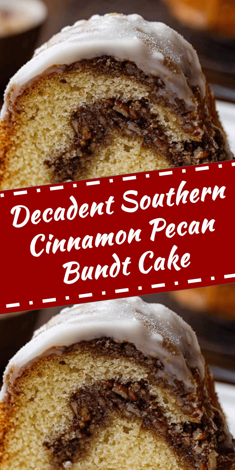 Southern Cinnamon Pecan Bundt Cake
