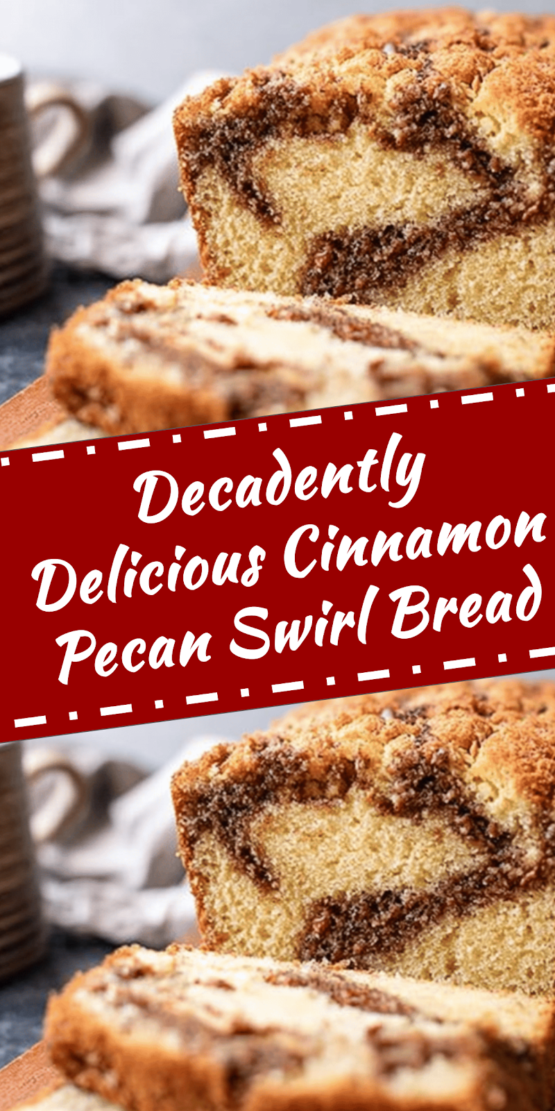 Quick Cinnamon Pecan Swirl Bread