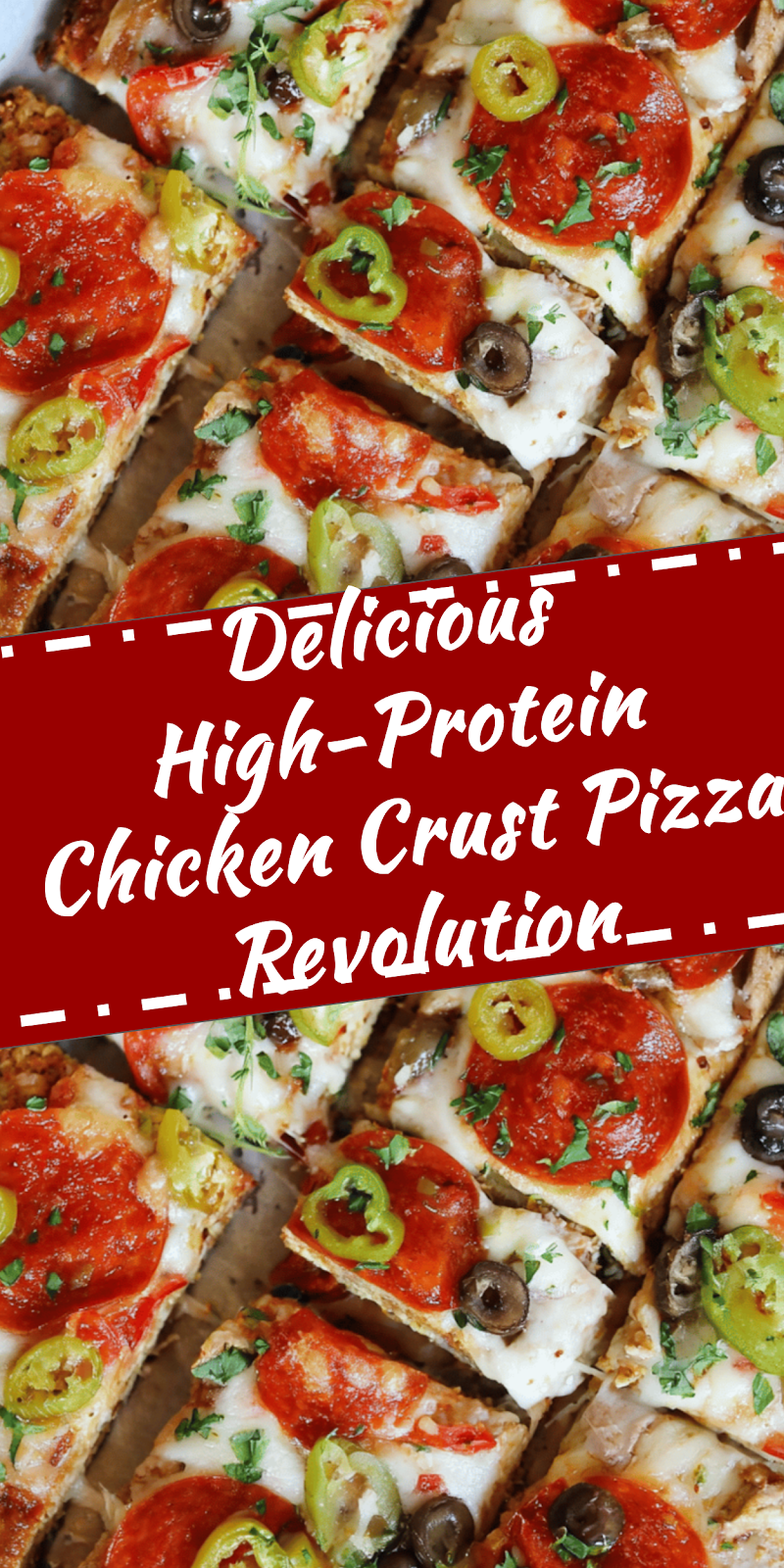 High-Protein Chicken Crust Pizza Game-Changer