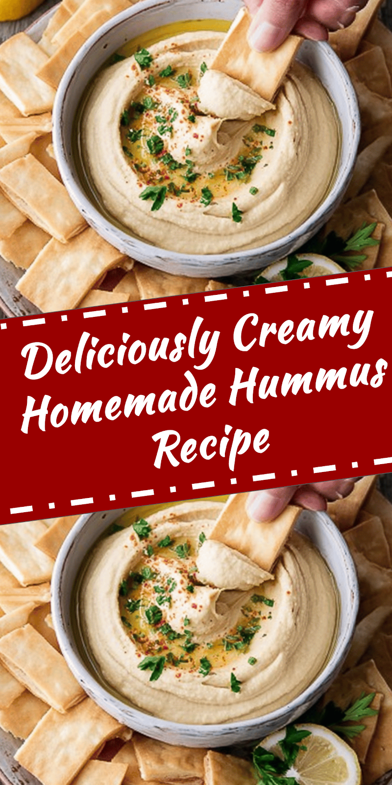 Easy Creamy Homemade Hummus Recipe