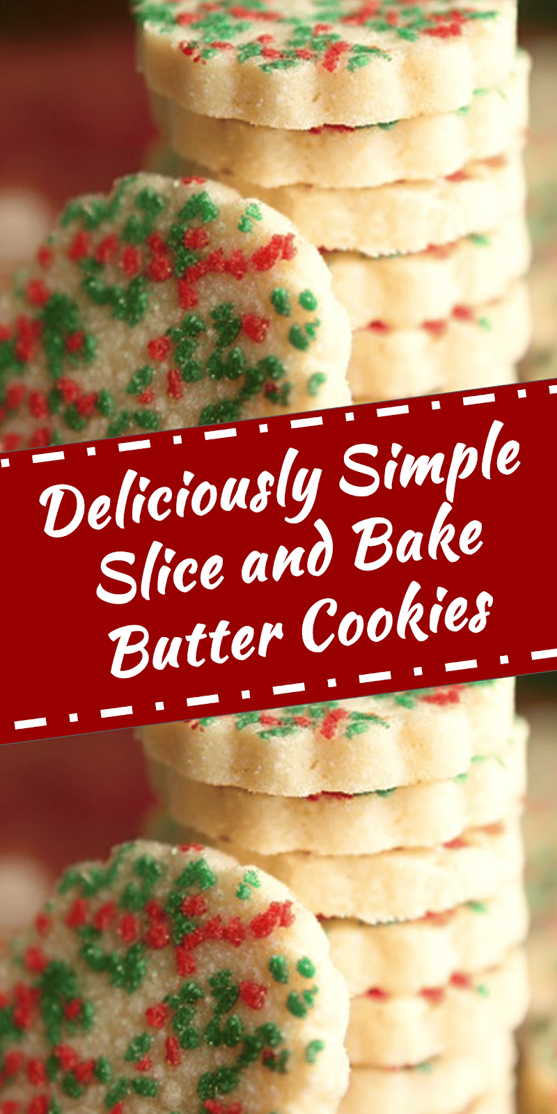 Simple Slice and Bake Butter Cookies
