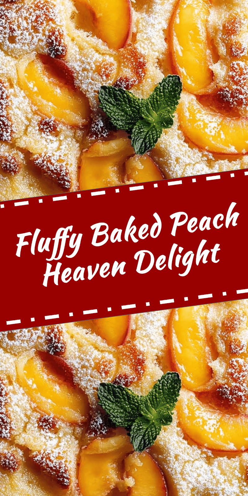 Fluffy Baked Peach Delight for Summer