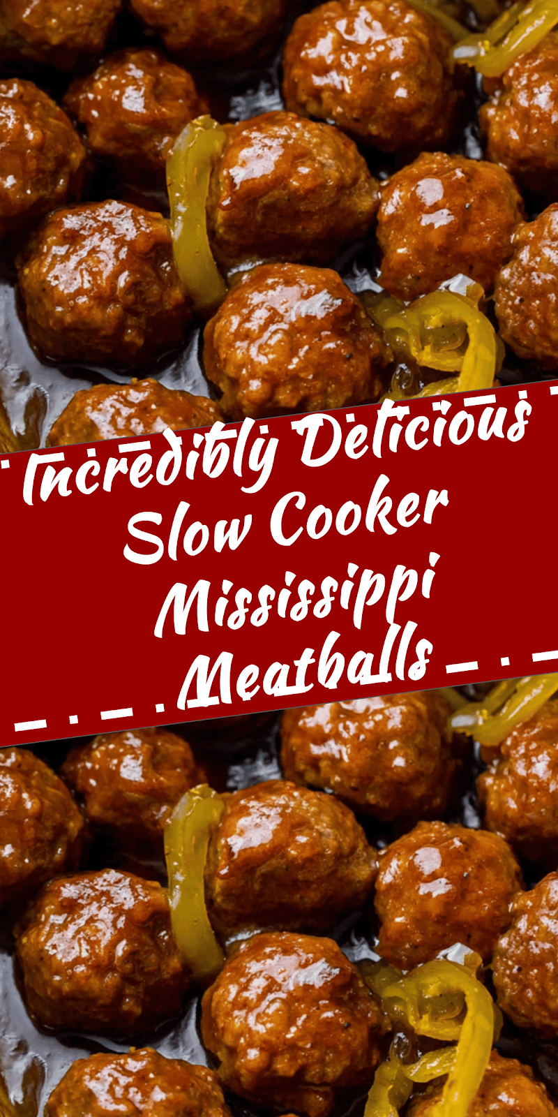 Slow Cooker Mississippi Meatballs with Rich Peppery Sauce