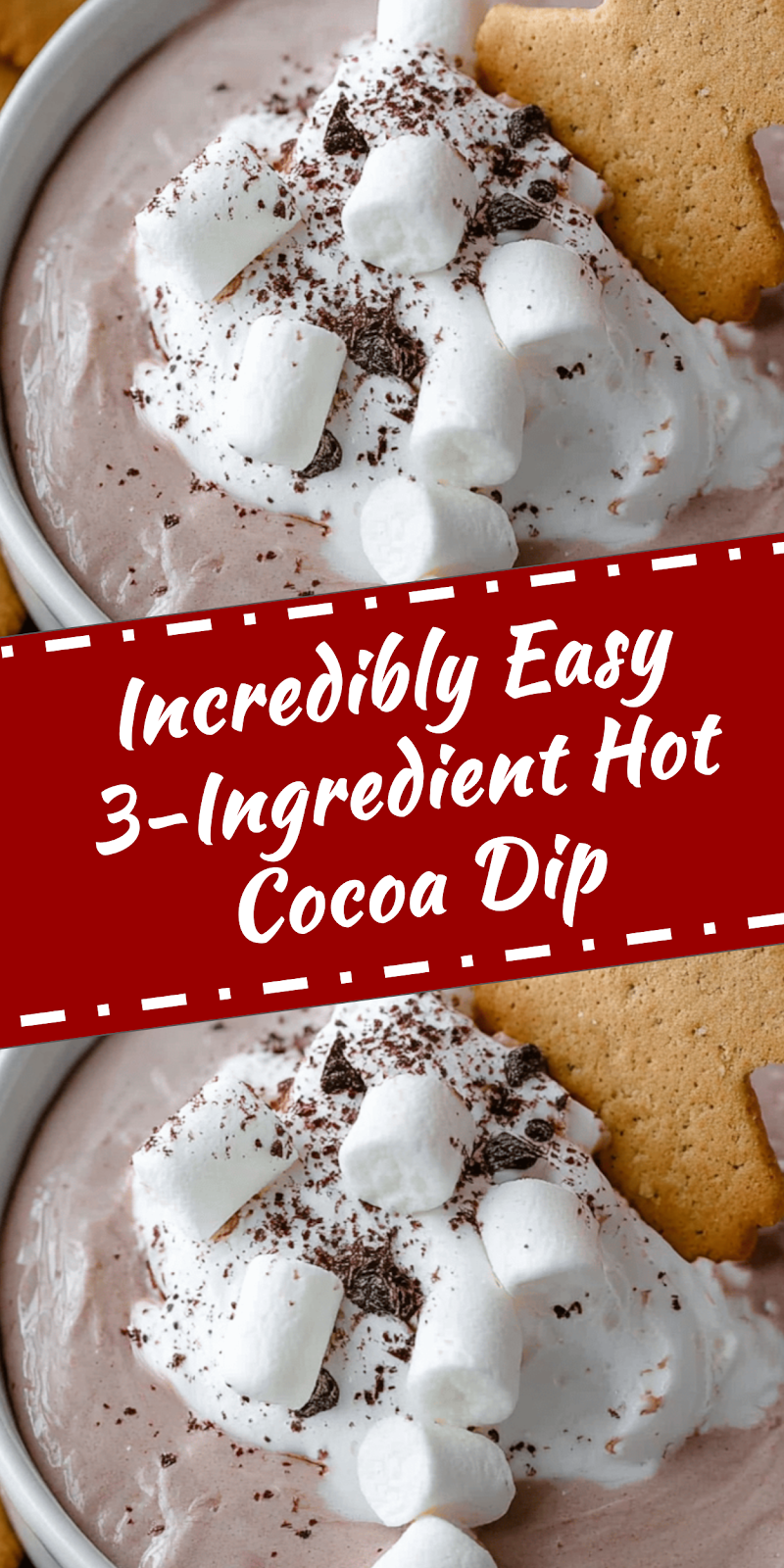 Easy 3-Ingredient Hot Cocoa Dip