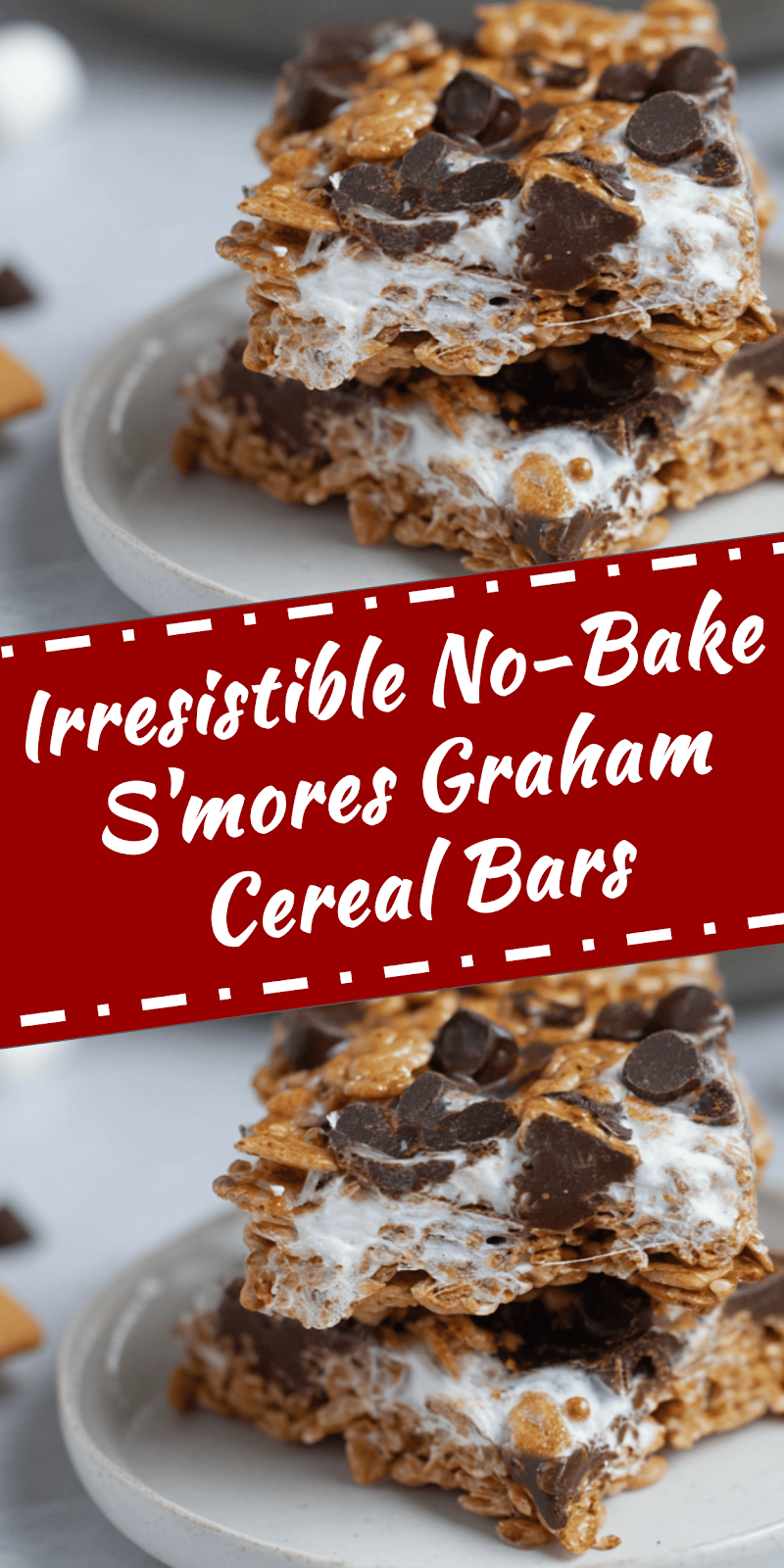No-Bake S'mores Graham Cereal Bars