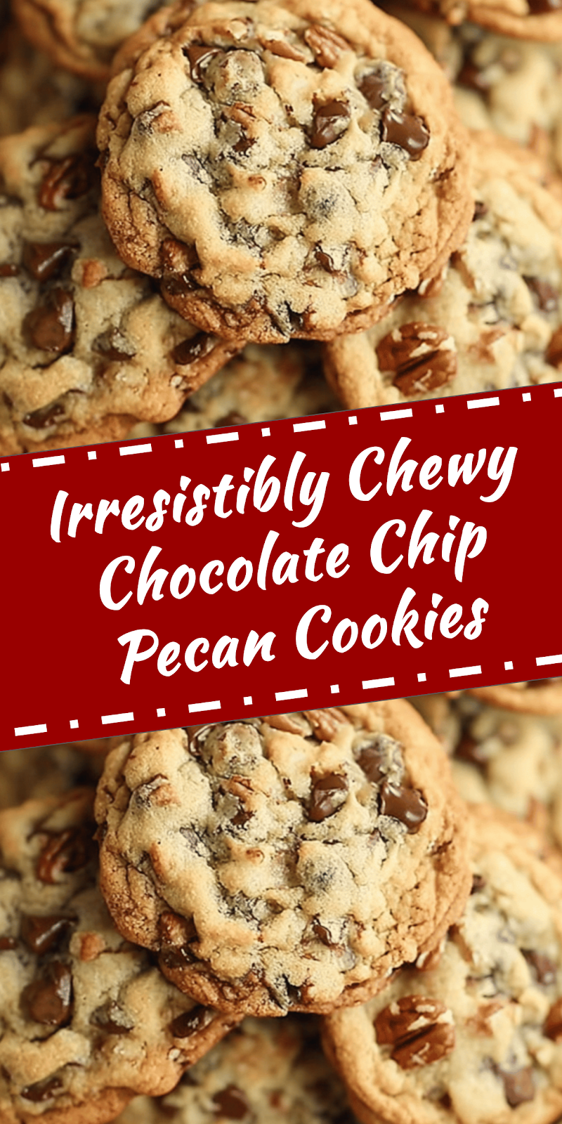 Classic Chewy Chocolate Chip Pecan Cookies