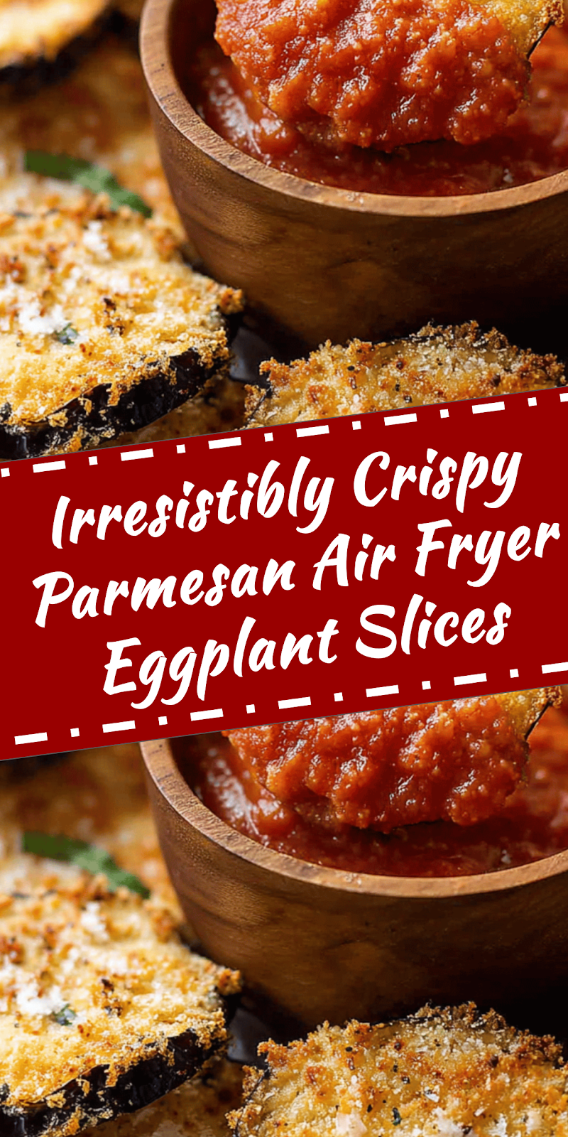 Crispy Parmesan Air Fryer Eggplant Slices