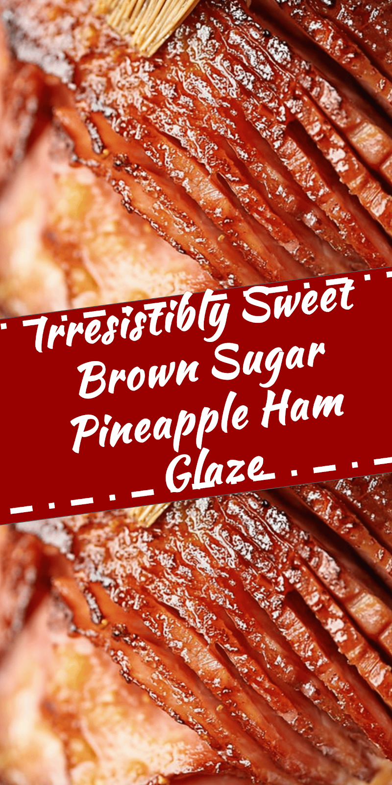 Quick Brown Sugar Pineapple Ham Glaze
