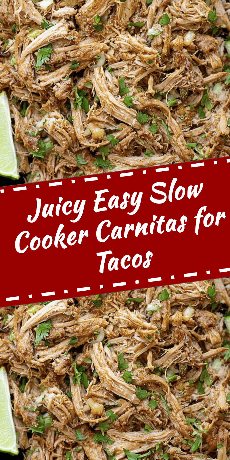 Easy Slow Cooker Carnitas for Taco Nights