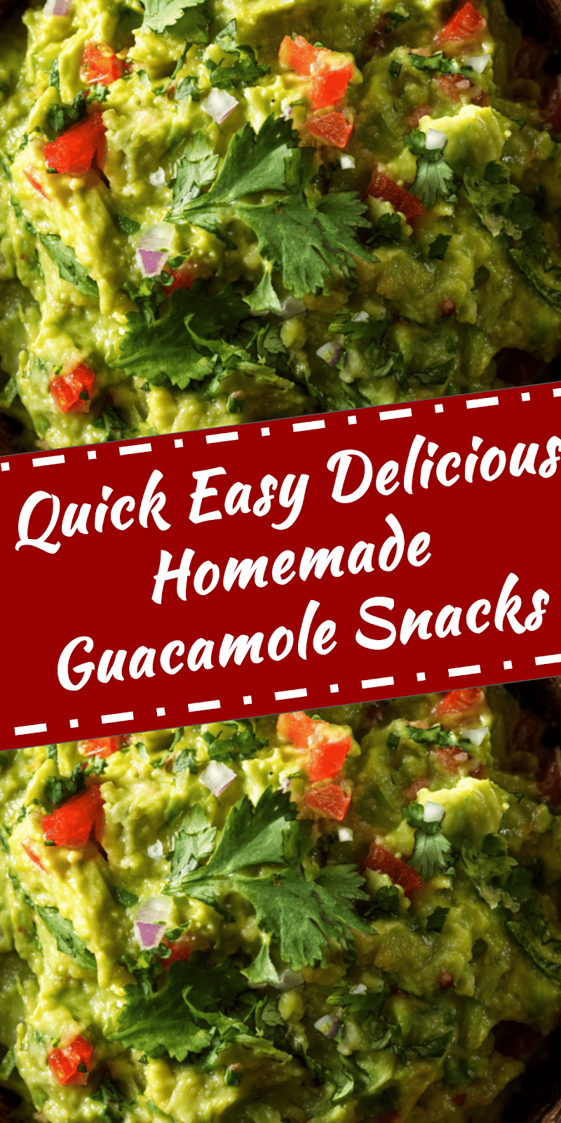 Quick Easy Homemade Guacamole Recipe for Snacks