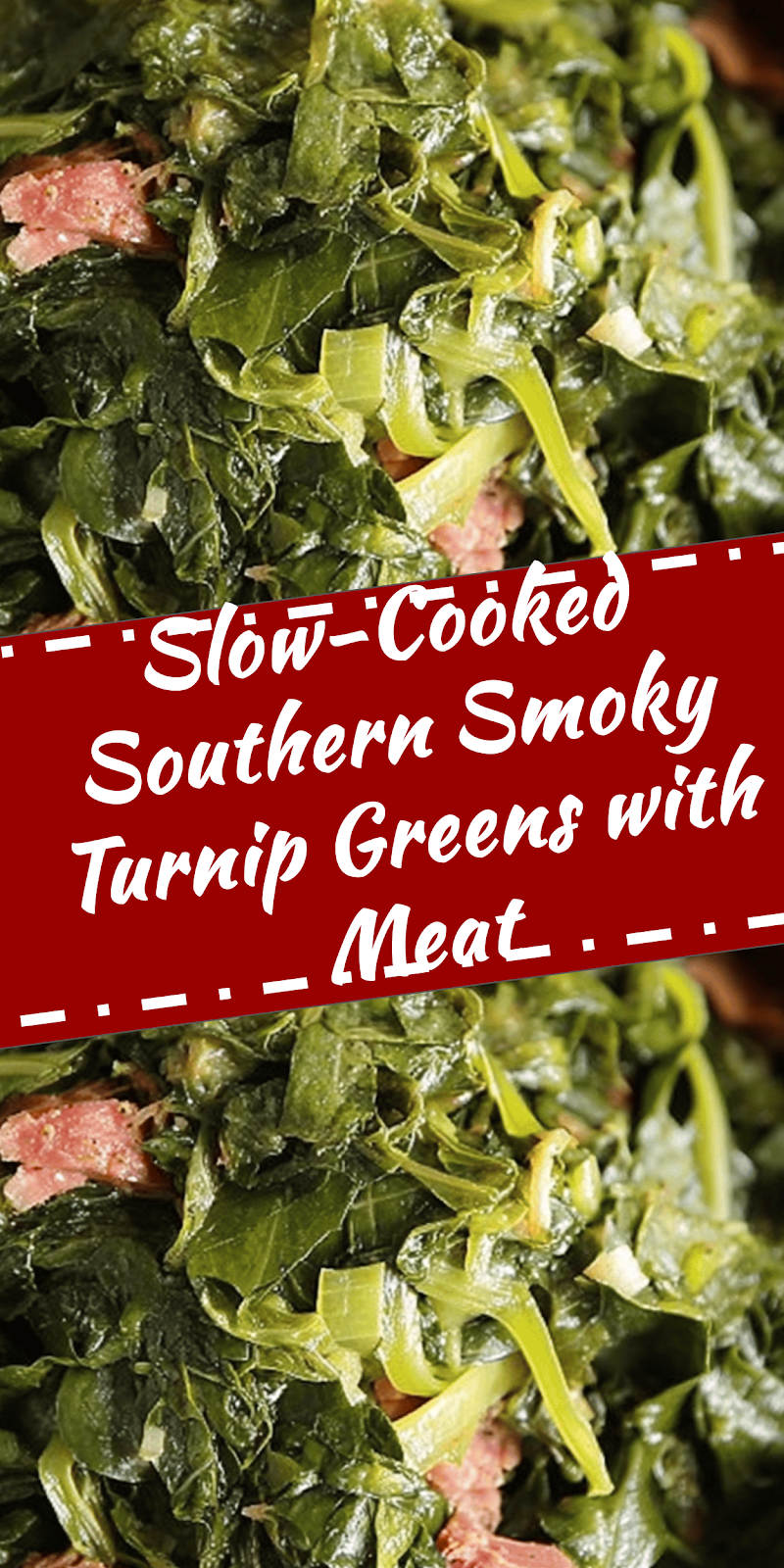 Slow-Cooked Southern Turnip Greens with Smoked Meat