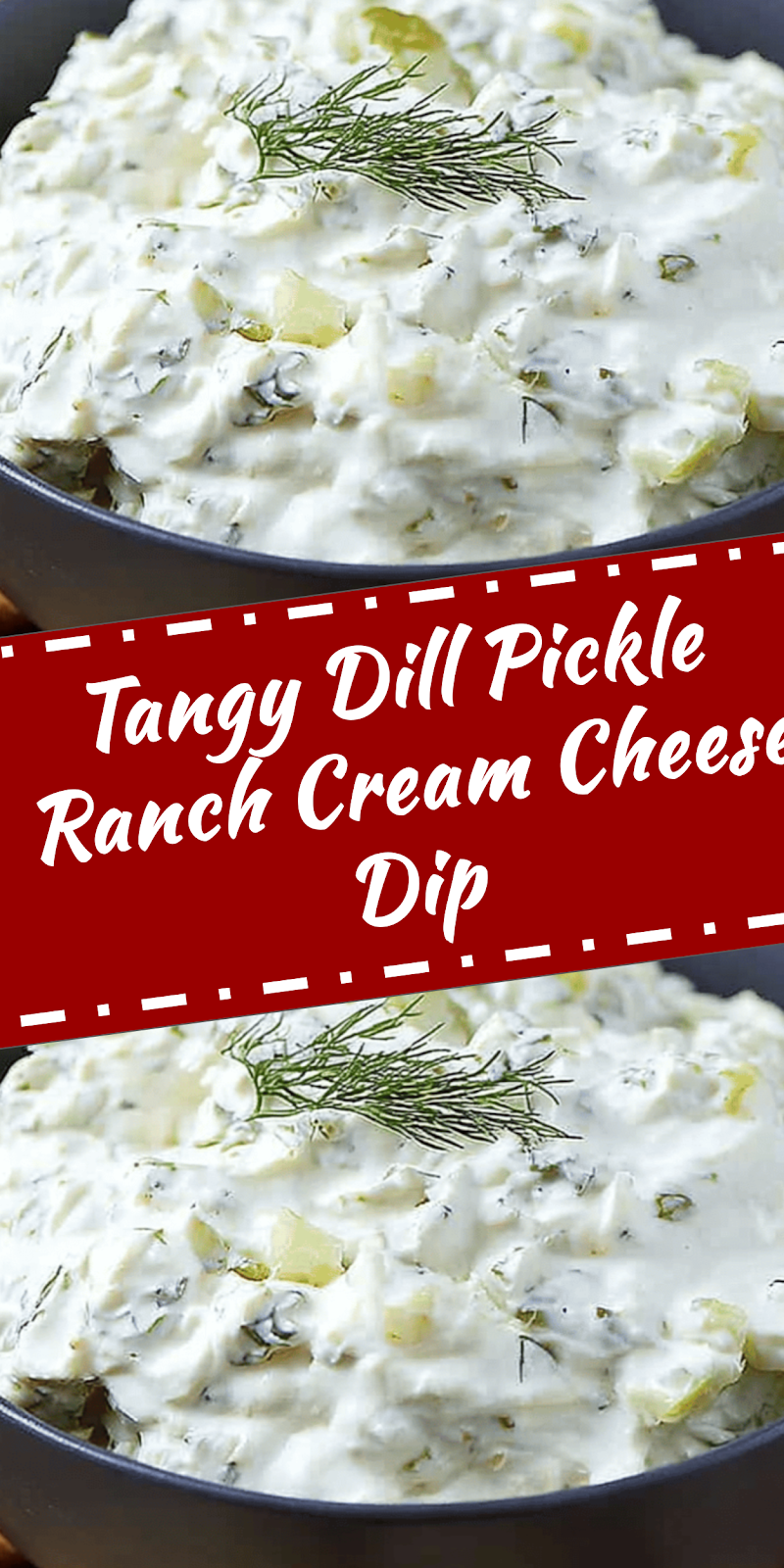 Dill Pickle Ranch Cream Cheese Dip