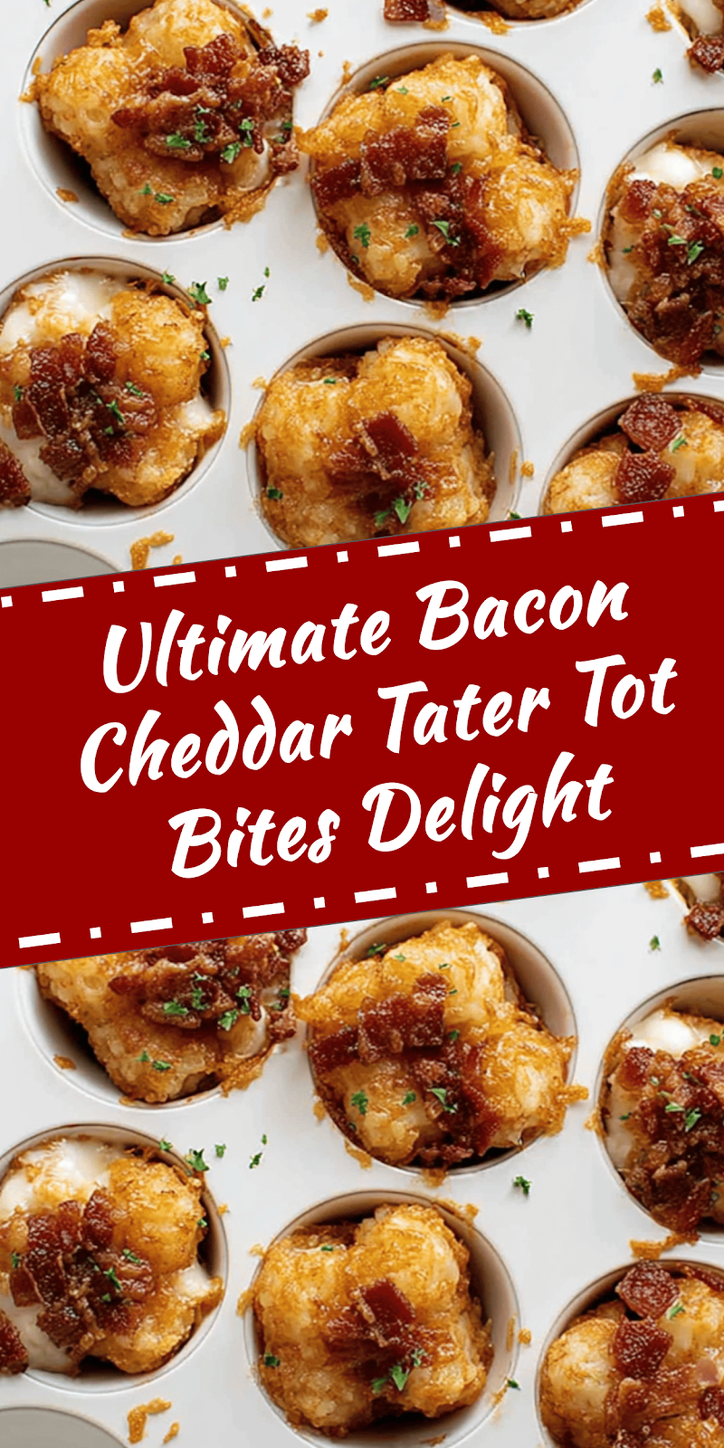Bacon Cheddar Tater Tot Bites Delight